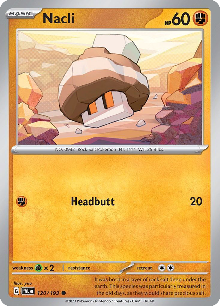 Nacli Pokémon Card