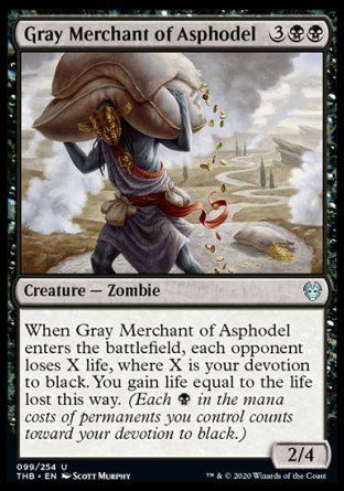 Gray Merchant of Asphodel (Theros Beyond Death) Trading Card