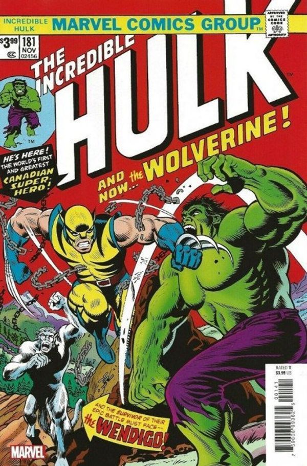 Incredible Hulk #181 (Facsimile Edition 2nd Printing)