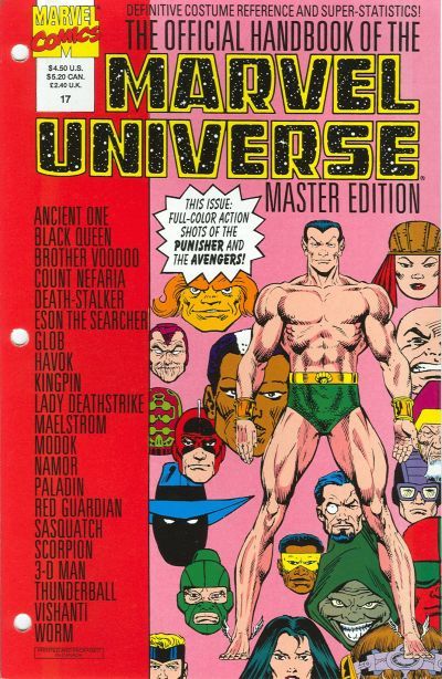 Official Handbook of the Marvel Universe Master Edition #17 Comic