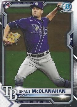 Shane McClanahan 2021 Bowman Chrome Baseball #8 Sports Card