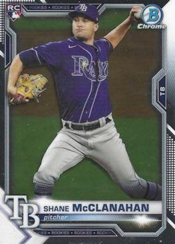 Shane McClanahan 2021 Bowman Chrome Baseball #8