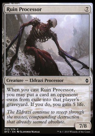 Ruin Processor (Battle for Zendikar) Trading Card