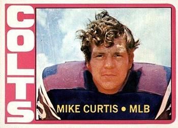 Mike Curtis 1972 Topps #326 Sports Card