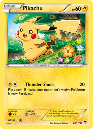 Pikachu (27/111) - Furious Fists