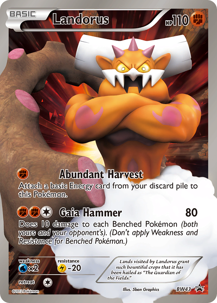 Landorus (BW43) - BW Black Star Promos Pokémon Card