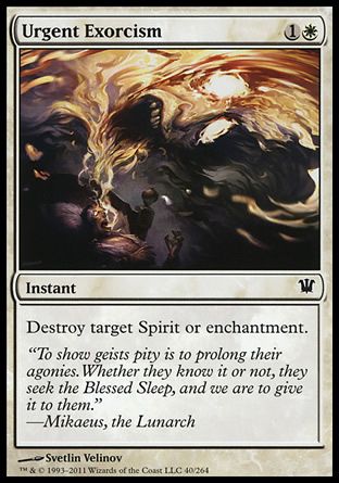 Urgent Exorcism (Innistrad) Trading Card