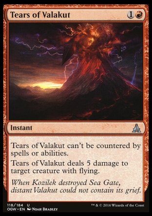 Tears of Valakut (Oath of the Gatewatch) Trading Card