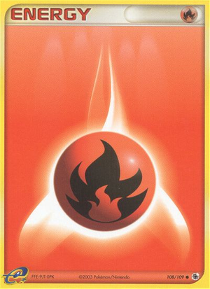 Fire Energy (108/109) - Ruby & Sapphire