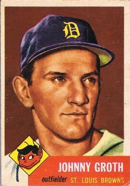 Johnny Groth 1953 Topps #36 Sports Card