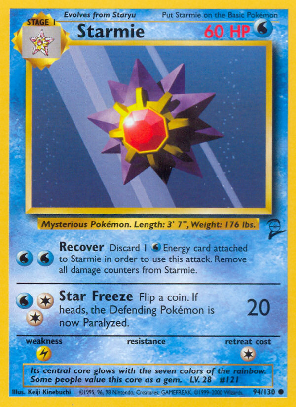 Starmie (94/130) - Base Set 2 Pokémon Card