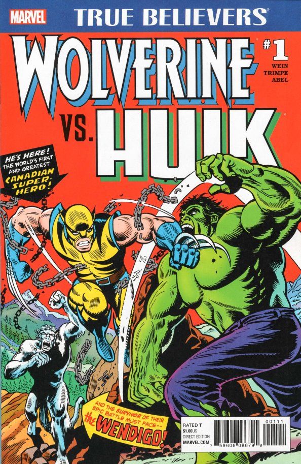 True Believers: Wolverine vs. Hulk Comic