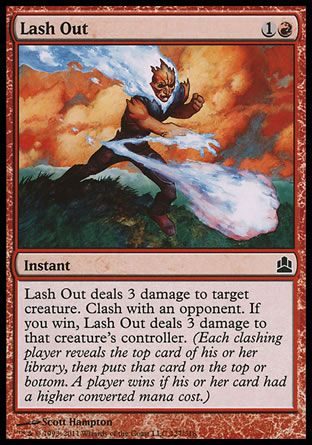 Lash Out (MTG Commander) Trading Card