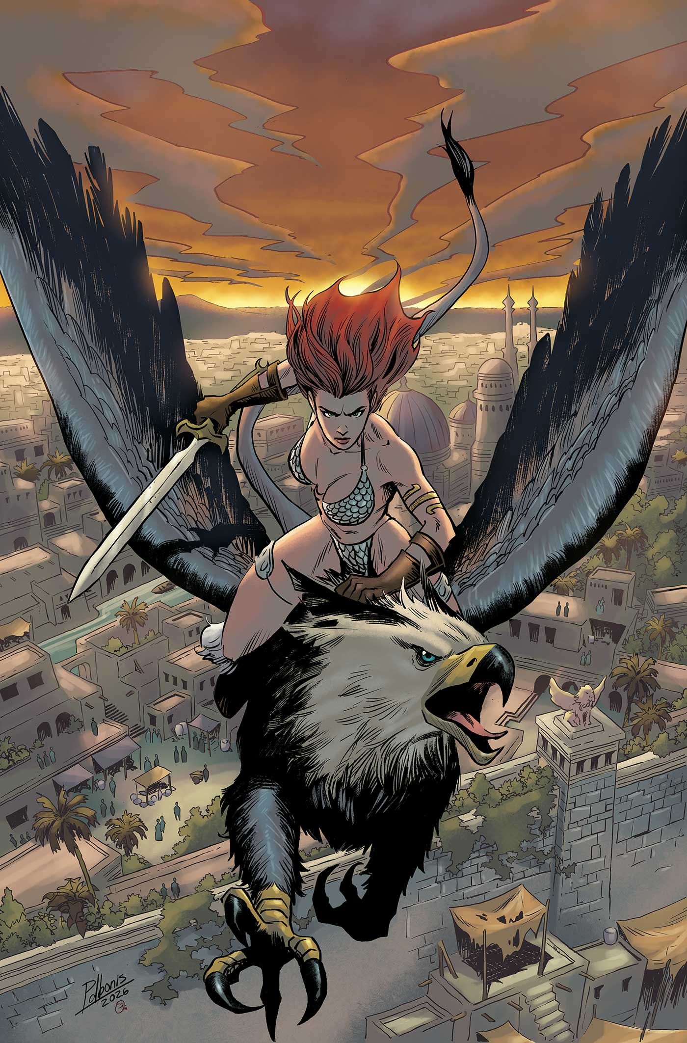 Red Sonja She Devil With A Sword #2 (Cvr S Inc 1:7 Pablo De Bonis Absolute Homage Virgin Variant) Comic