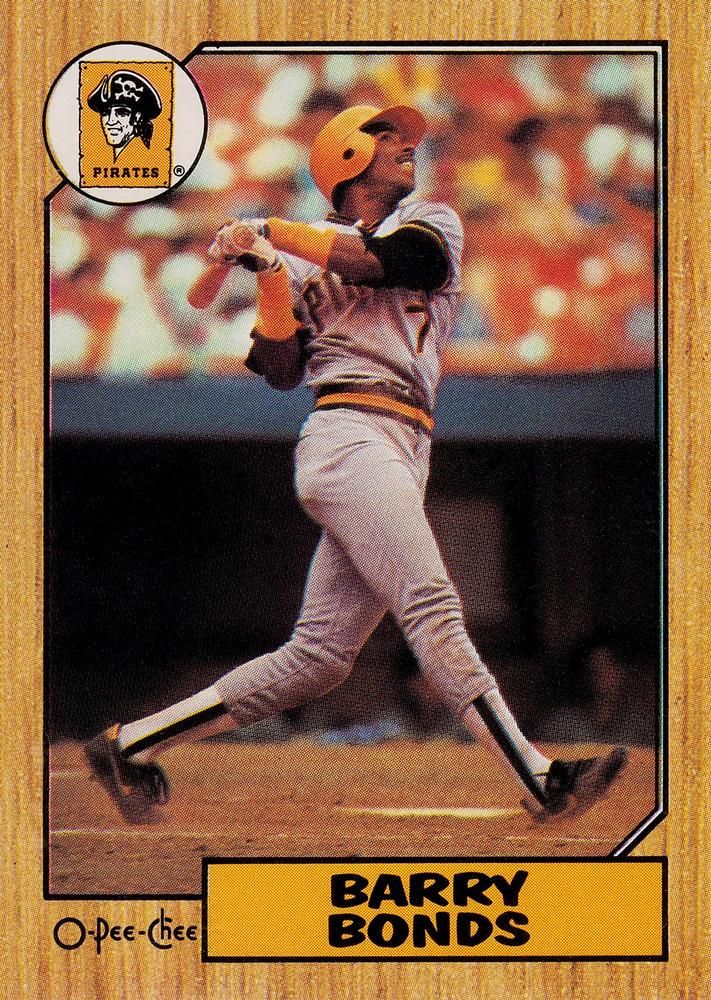 Barry Bonds 1987 O-Pee-Chee #320 Sports Card