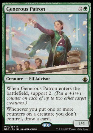 Generous Patron (Battlebond) Trading Card