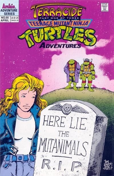 Teenage Mutant Ninja Turtles Adventures #55 Comic
