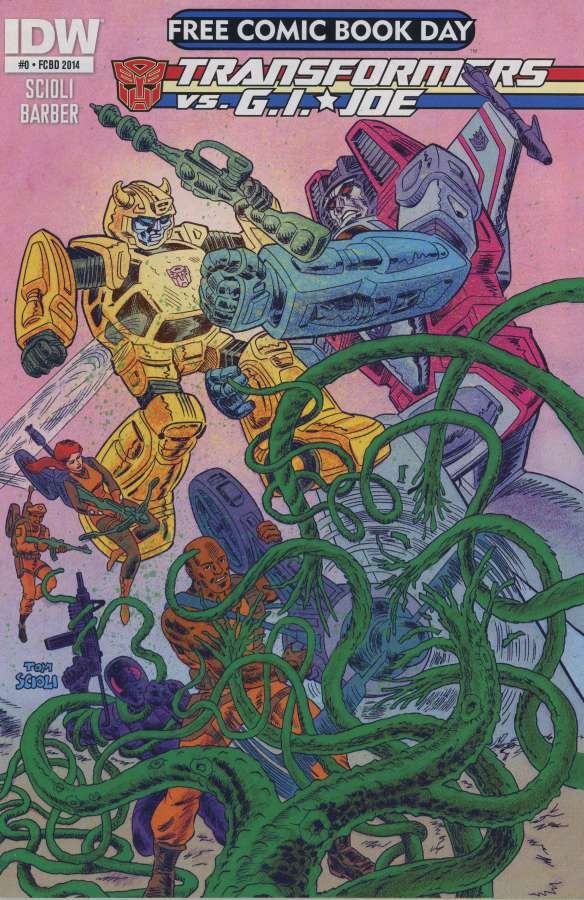 Transformers vs. G.I. joe Free comic Book Day #0 Comic