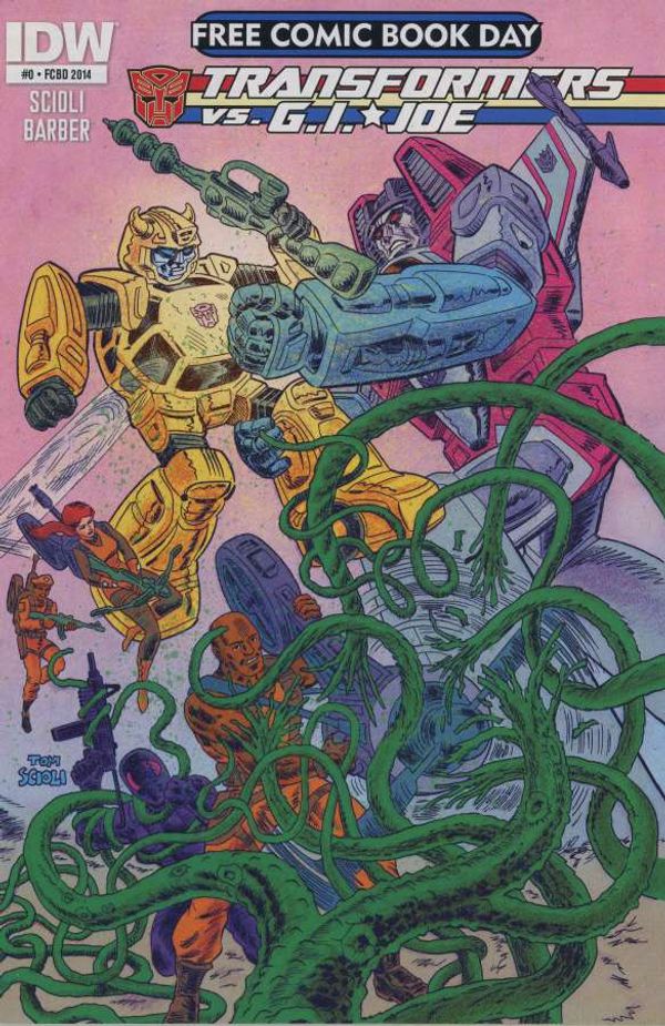  Transformers vs. G.I. joe Free comic Book Day #0