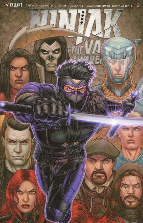 Ninjak vs the Valiant Universe #3 (Cover E 50 Copy Cover Ryp)