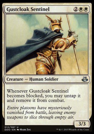 Gustcloak Sentinel (Elspeth vs. Kiora) Trading Card