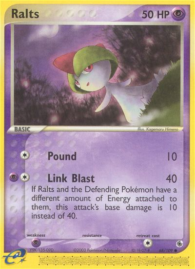 Ralts (68/109) - Ruby & Sapphire Pokémon Card