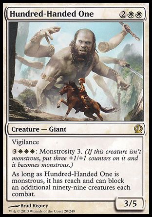 Hundred-Handed One (Theros) Trading Card