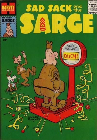 Sad Sack And The Sarge #10 Comic