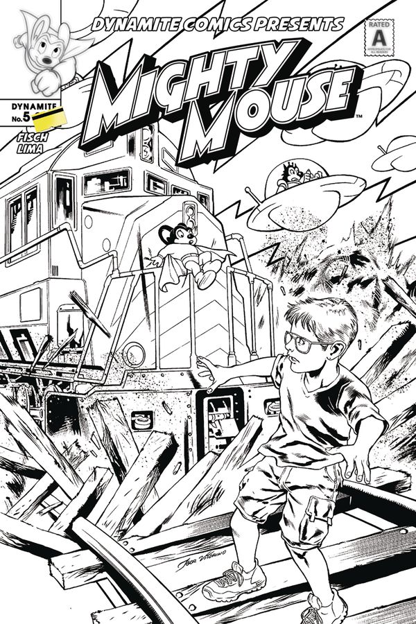 Mighty Mouse #5 (Cover C 10 Copy Lima B&w Cover)