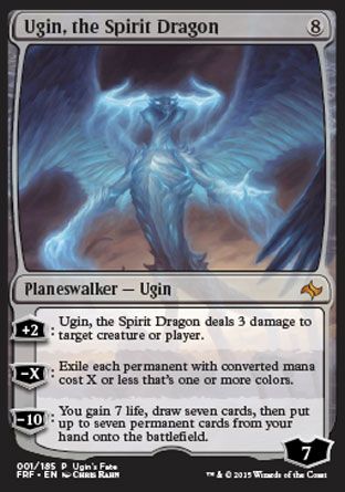 Ugin, the Spirit Dragon (Ugin's Fate Promo) Trading Card
