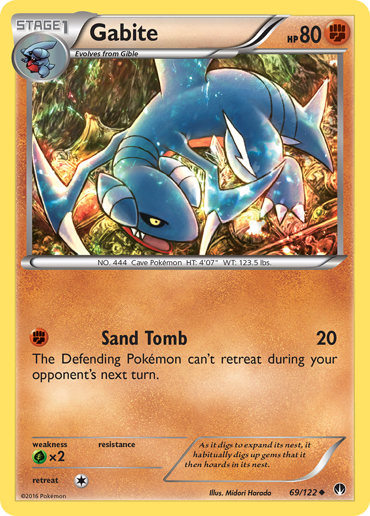 Gabite (69/122) - BREAKpoint Pokémon Card