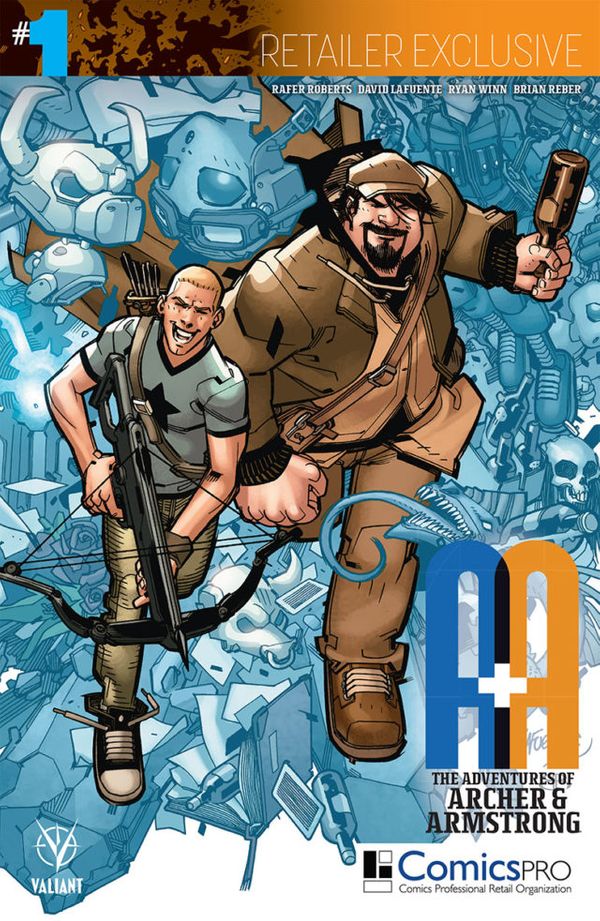 A&A: The Adventures of Archer & Armstrong #1 (ComicsPRO Variant)