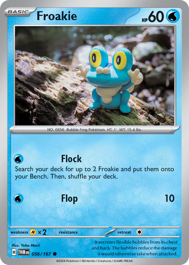 Froakie (56/167) - Twilight Masquerade Pokémon Card