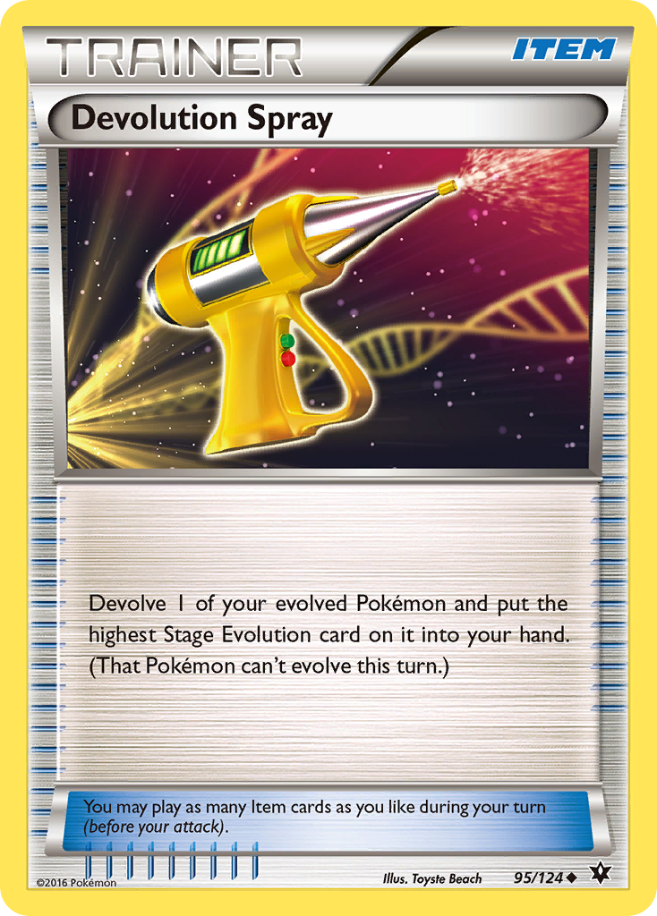 Devolution Spray (Trainer: Item) (95/124) - Fates Collide Pokémon Card