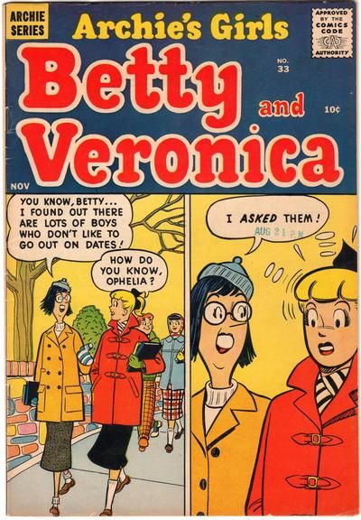Archie's Girls Betty and Veronica #33 Comic