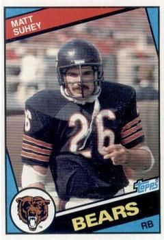 Matt Suhey 1984 Topps #233 Sports Card