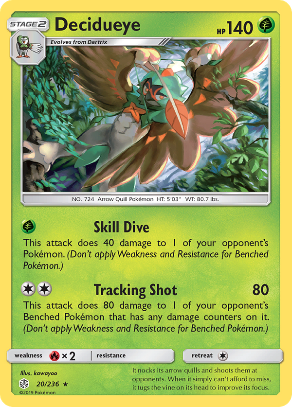 Decidueye (20/236) - Cosmic Eclipse