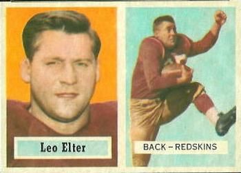 Leo Elter 1957 Topps #36 Sports Card