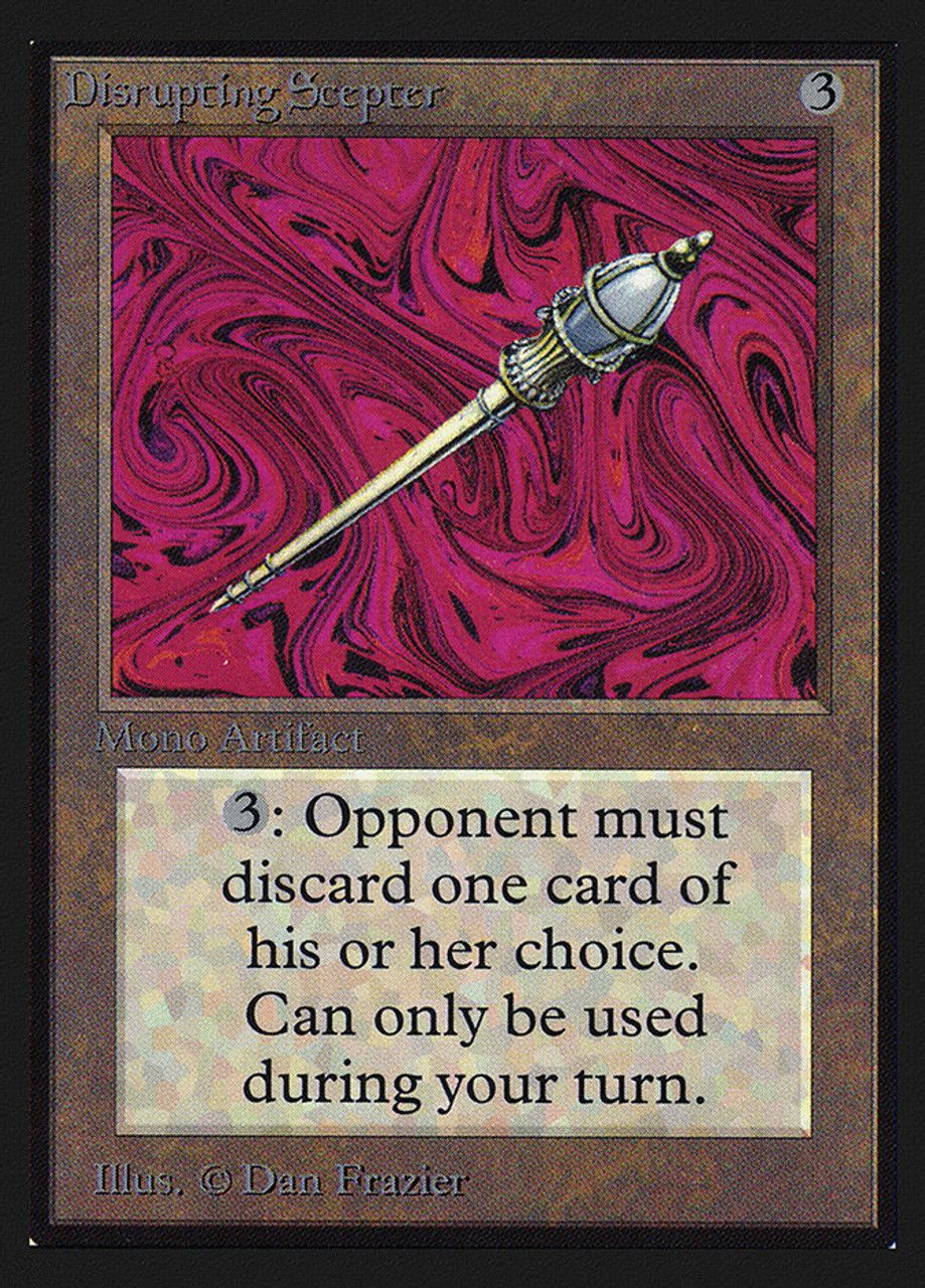 Disrupting Scepter (Collector's Edition) Trading Card