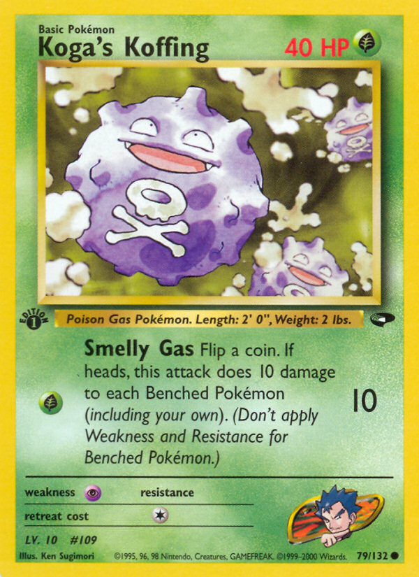 Koga's Koffing (79/132) - Gym Challenge (1st Edition) Pokémon Card