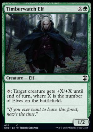 Timberwatch Elf (Kaldheim Commander Decks)