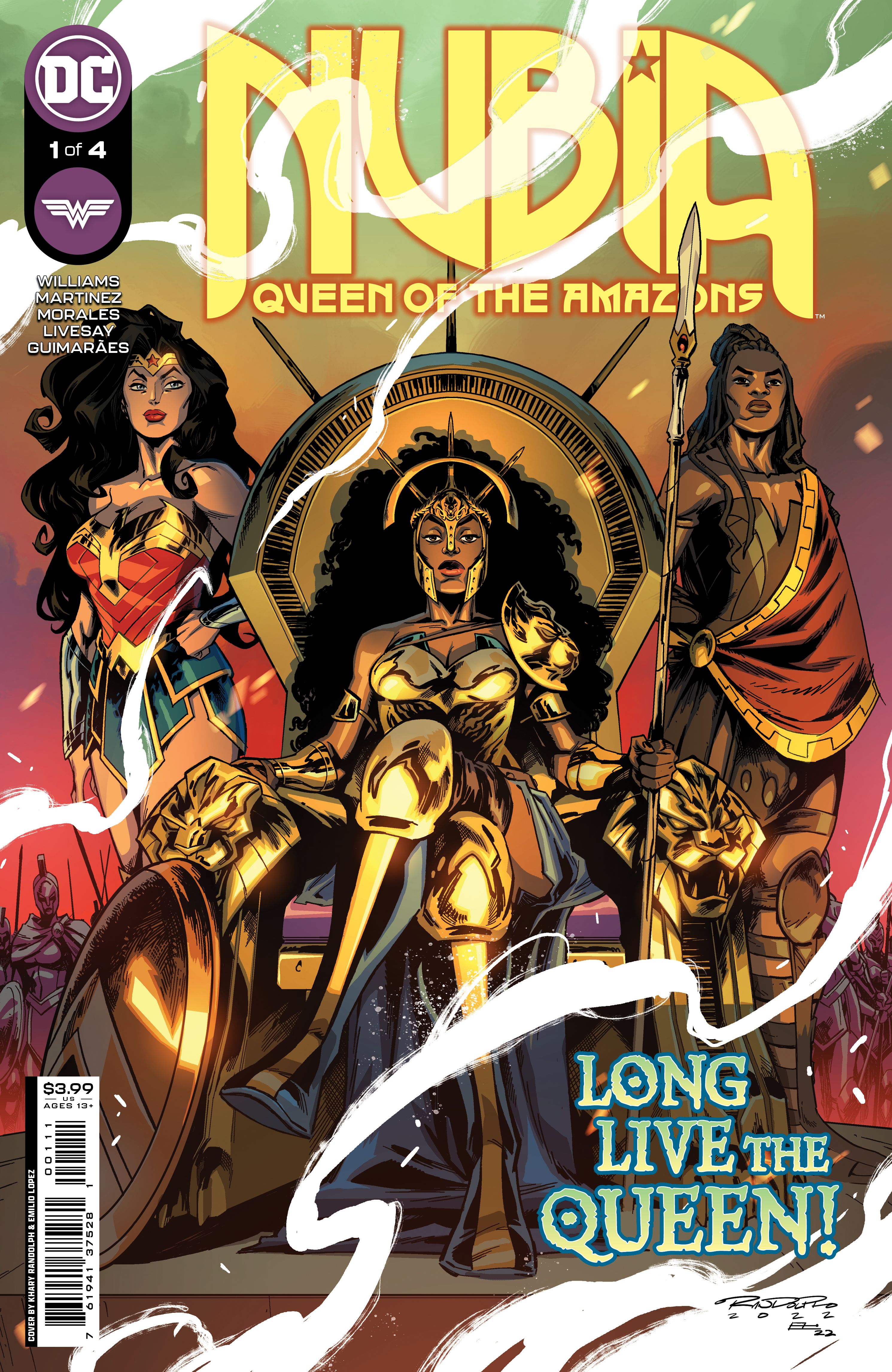 Nubia: Queen of the Amazons Comic