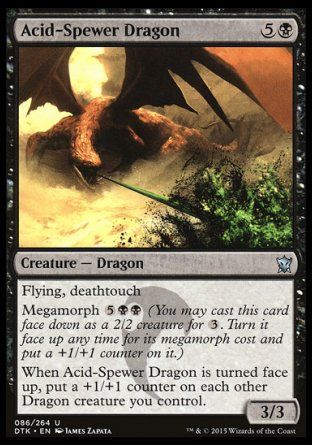 Acid-Spewer Dragon (Dragons of Tarkir) Trading Card