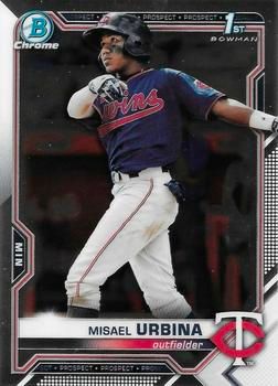 Misael Urbina 2021 Bowman Chrome - Prospects Baseball #BCP-206 Sports Card