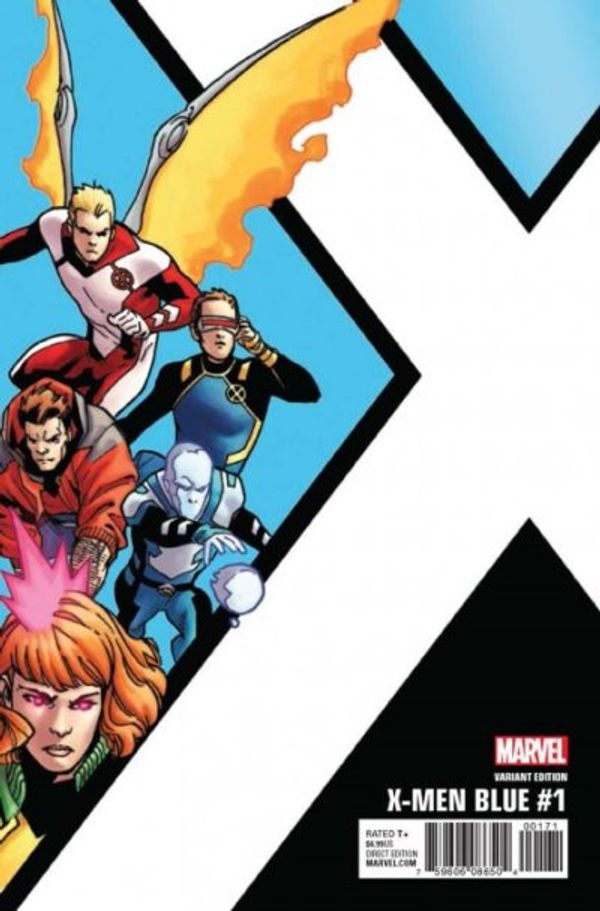 X-Men: Blue #1 (Kirk Corner Box Variant)