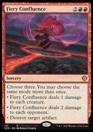 Fiery Confluence (Starter Commander Decks) Trading Card