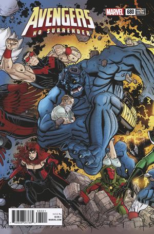 Avengers #680 (Bradshaw Connecting Variant Leg Ww)