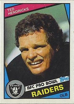 Ted Hendricks 1984 Topps #110 Sports Card