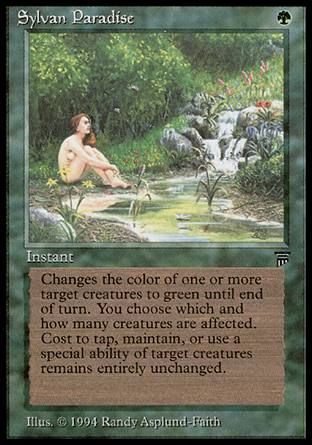 Sylvan Paradise (Legends) Trading Card