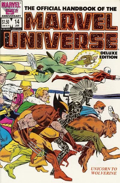 Official Handbook Of The Marvel Universe, The #14 Comic